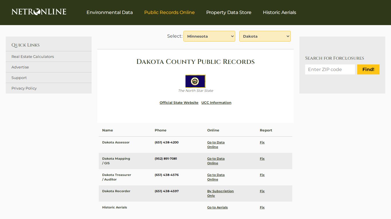 Dakota County Public Records - NETROnline.com